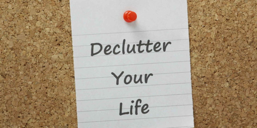 decluttering