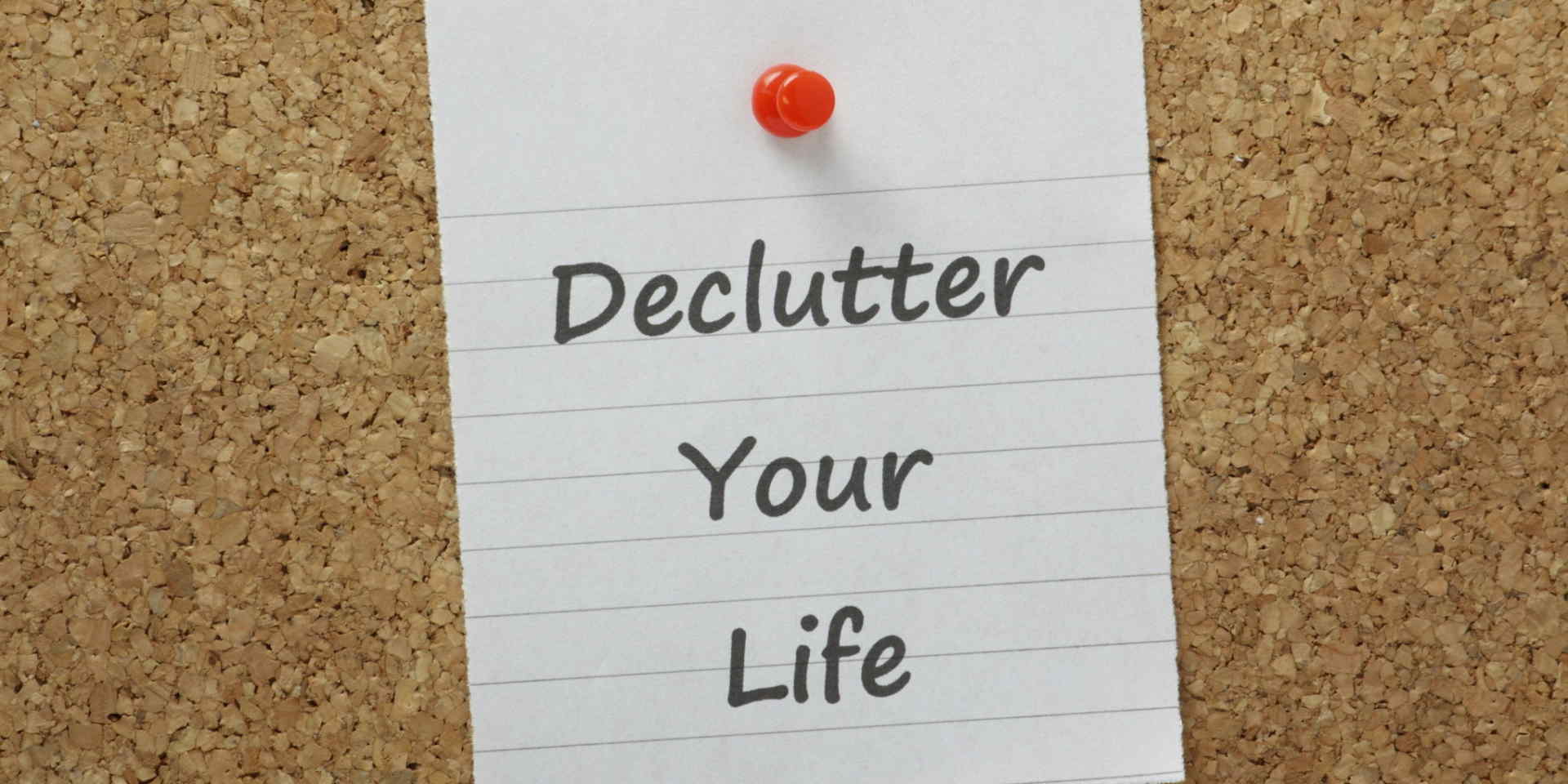 decluttering