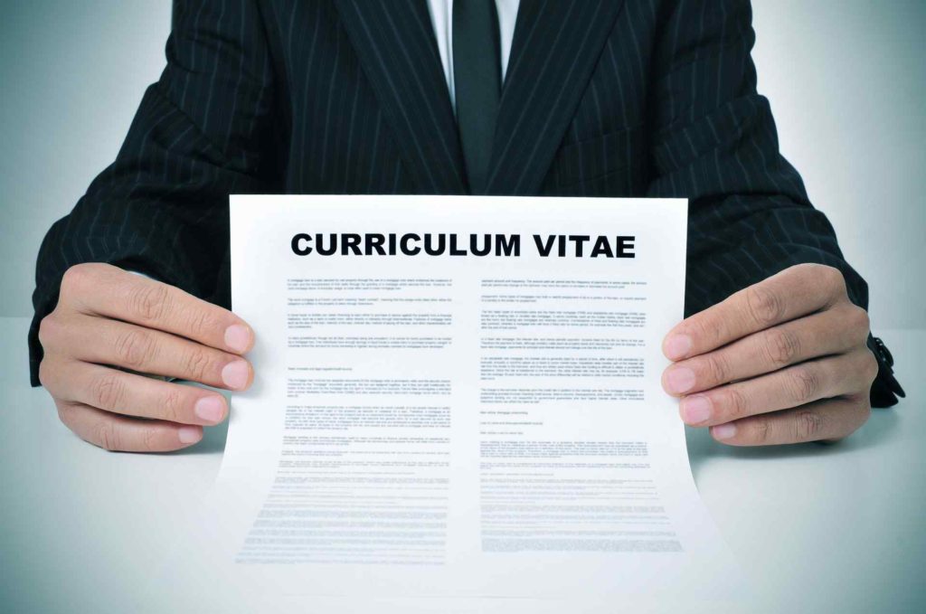 curriculum a pagamento