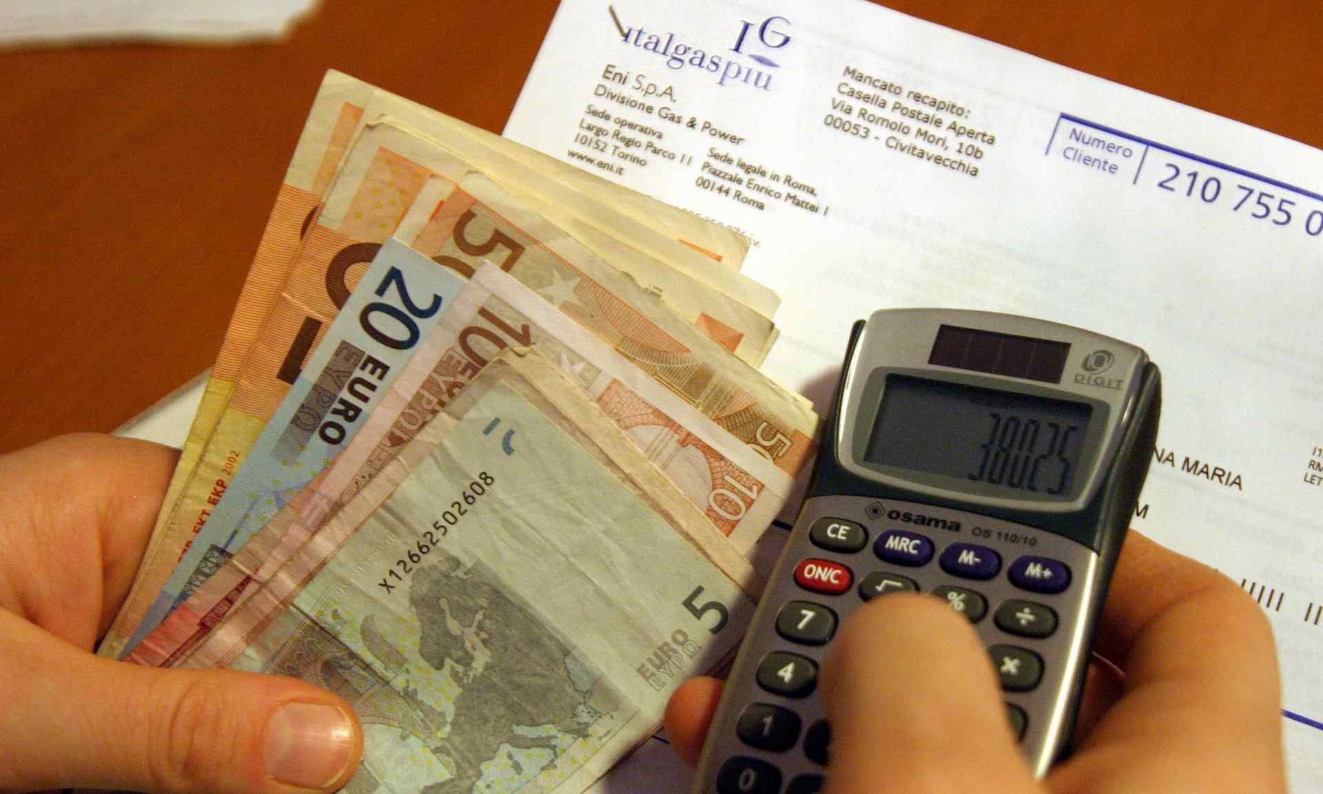 carico fiscale sulle bollette